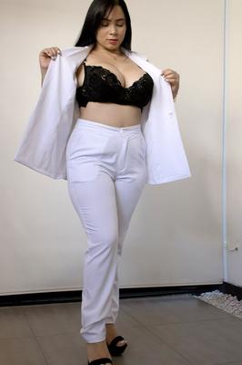16P Thick Latina teen Kim Velez unleashes her large breasts in thong underwear