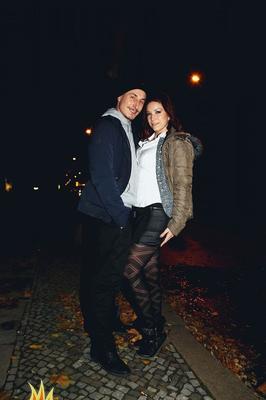20P Slutty redhead Natalie Holt enjoys steamy oral sex outdoors in the dark