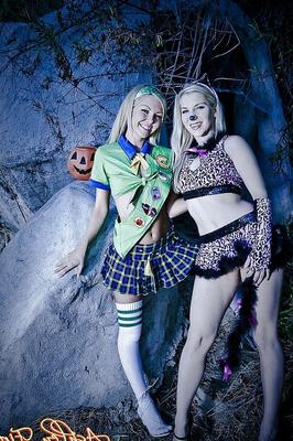 16P Amateur chicks Aaliyah Love and Ashley Fires going girl on girl in skirts
