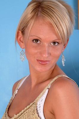 21P Cute amateur babe Katie S undresses and fingers herself in her stockings