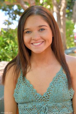 21P Sensational teen babe Zoe flashing her sexy white panties in public