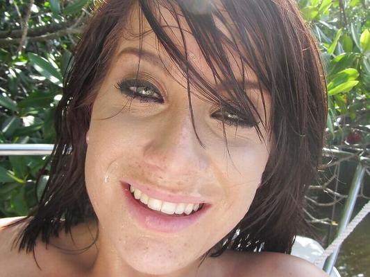16P Pretty busty amateur babe Kylie Sky gets her shaved cunt screwed