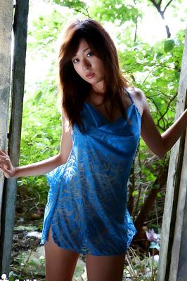 16P Foxy asian teenage babe Risa Misaki uncovering her tempting curves