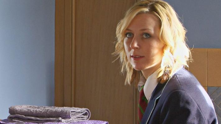 12P Spanking Online Louise thrashed & sent to school