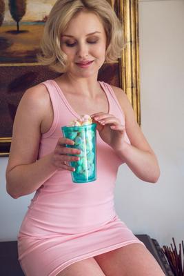 17P Modest blonde Kery gladly takes off cute panties to show her sweet twat