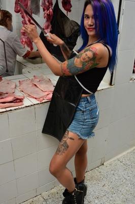 19P Young Colombian doll meets a local guy at meat market and gets fucked