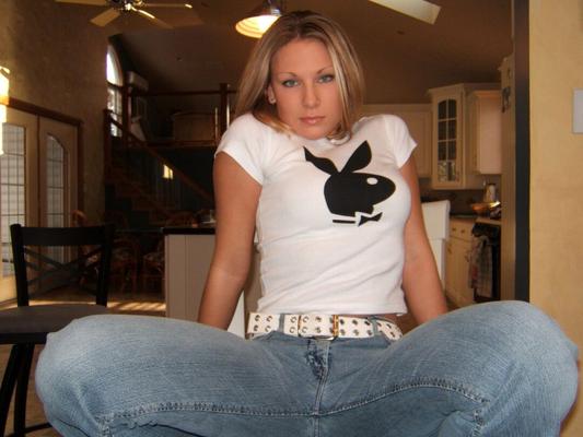 12P Blond first timer is pure tease as she semi-exposes her big tits and tight ass