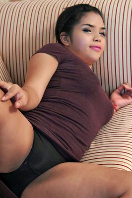 21P Shemale beauty Iff unveils her tiny tits and masturbates in a hotel room