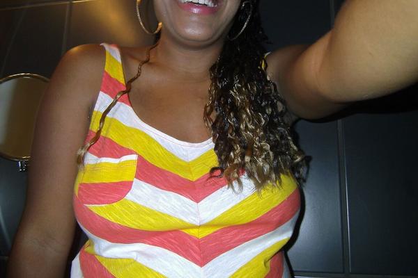 21P Amateur ebony teen Coco flaunts her big nipples and presents her bubble ass
