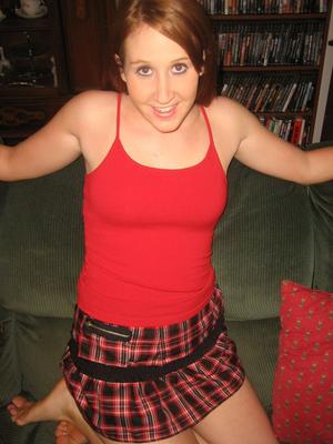 12P A bored Ruby strips out of her panties and starts to finger her tight pink