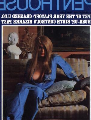 21P Hot vintage models pose provocatively on the covers of Penthouse magazine