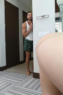 21P Tiny teen Katie Kush sucks a fat dildo before getting fucked deep by a stud