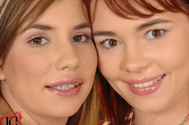 16P Teen girls Sugar Baby and Nikita remove clothes as they explore lesbian sex