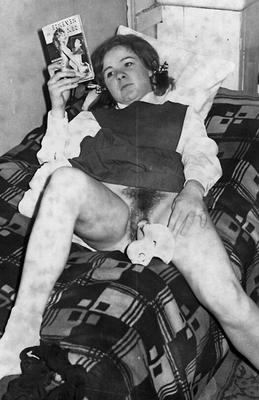 12P Schoolgirls from another era expose and even toy their natural pussies