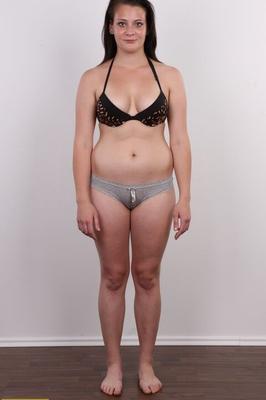 20P Amateur plumper Adela slowly removes her clothes until she's standing naked