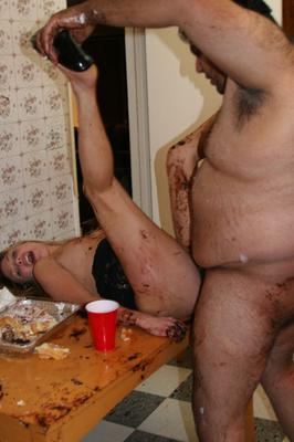 21P Kinky teen Raylee Dean receives a stiff dick from a fat guy in messy action