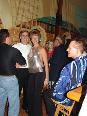 21P Slutty mature American wives reveal their big boobs at a swingers party