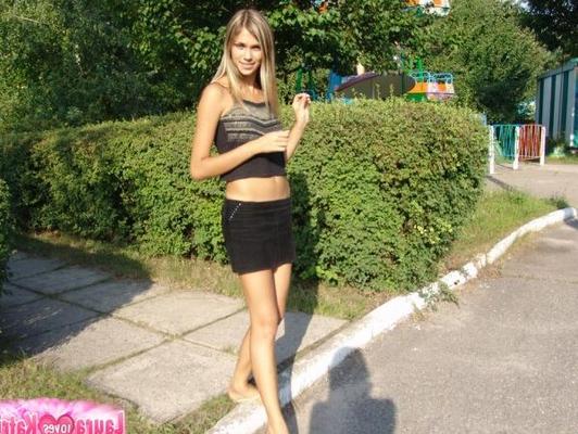10P Petite horny chick daydreaming about sex