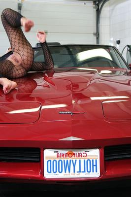 17P Blonde lesbian teen Sophie Moone & Candy Strong enjoy licking on a car