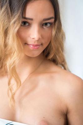 18P Cute teen girl from Latvia strips naked after a day of picking flowers