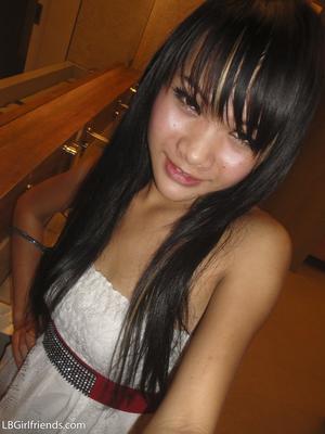 17P Asian shemale cutie Mon plays with her delicious small dong in public