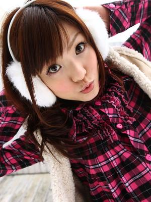 12P Brunette Asian babe Fuwari rides a dong with her hairy cunt on a bed
