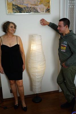 21P Filthy granny Jana W engaging in steamy raw sex with her young escort
