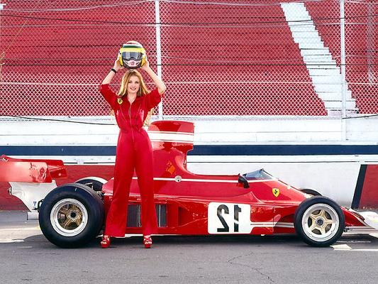10P Superb Playboy babes showing off their boobies near luxurious Ferrari car