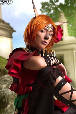 12P Cosplay Erotica Mithra Final Fantasy nude cosplay