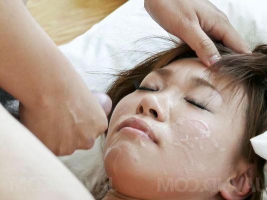 12P Kana Mimura Asian sucks two dicks and fingers her brown asshole