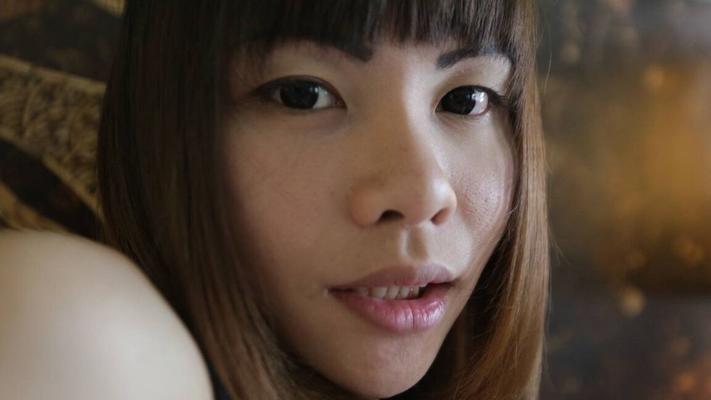 12P 23 year old shy Thai ladyboy gets naked and sucks tourist cock