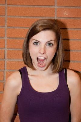 11P Frisky teen girlfriend Aubrey Belle flashes her purple panties in public