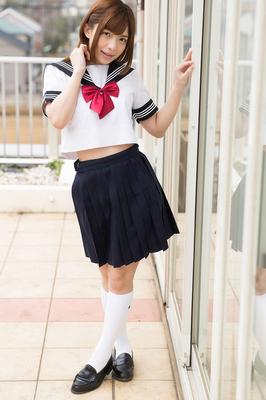 16P Cute Asian schoolgirl does a sexy stripteases and exposes her hairy twat
