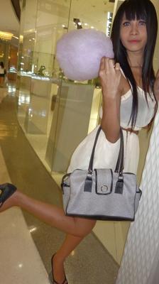 17P Cute petite Asian ladyboy flashing her body on the public streets