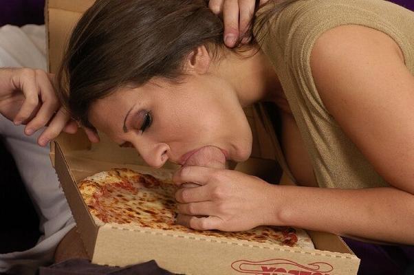 16P Ravishing cougar with flawless tits has some fun with a big cock pizza-lad