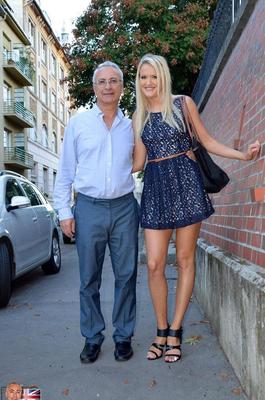 15P Blonde slut takes money from oldman for hot photo shoot of her bald pussy