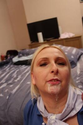 16P British amateur Tracey Lain does hardcore A2M sex in a younger girl's uniform