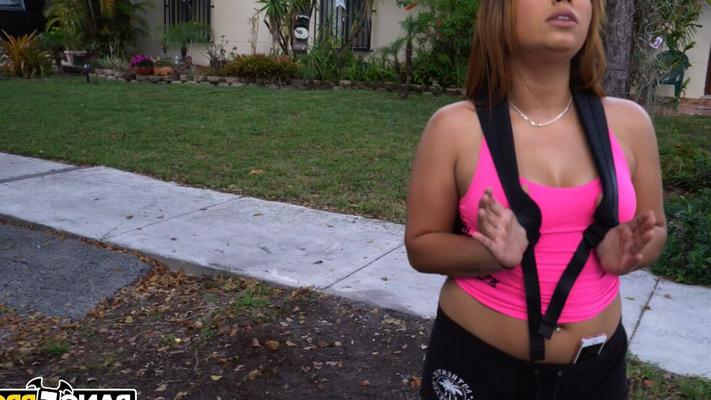 21P Latina hitchhiker Selena Blaze having hardcore sex during a ride