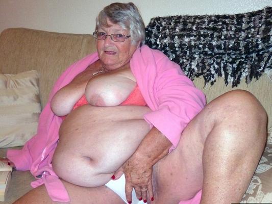 20P Obese UK nan Grandma Libby masturbates while reading a romance novel