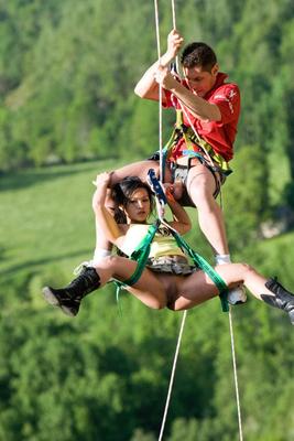 16P Hot Asian mountain climber sucks her guide's hard to get rescued