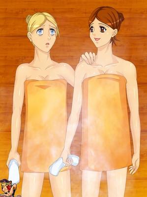 12P Skinny animated trannies fuck each other's assholes in a hot one-on-one