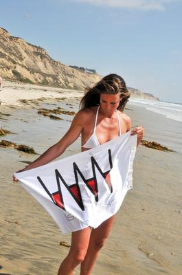 14P Brunette pornstar Sofie Marie shows her fine body and poses on the beach