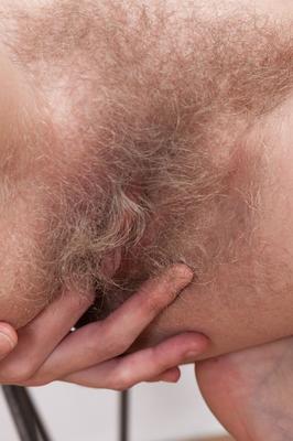 17P Nerdy Russian with tiny tits Ekaterina Ananasova shows hairy asshole and pussy