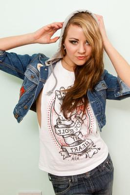 16P UK Teaze Natalia in a jean jacket naked