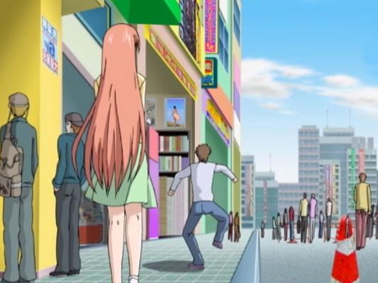 19P Animated Japanese girl with a pretty face & big tits gets banged from behind