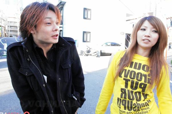 21P Shy Japanese wife Misaki Aiba gets her bushy twat toyed in a threesome