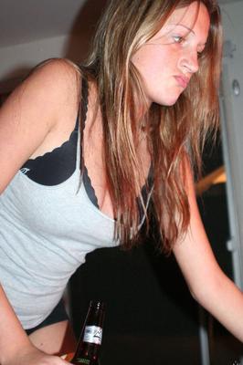 12P Amateur model Sadie Sweet exposes her breasts during candid action at home