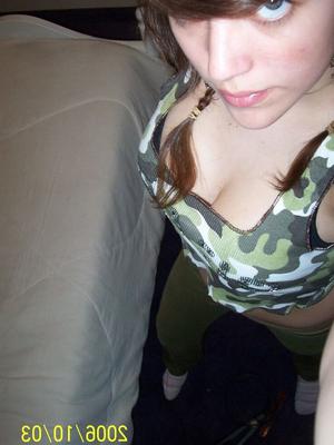 15P An ex girlfriend of mine took these selfies of her big tits some time ago