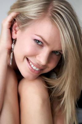 16P Gorgeous blonde teen Marketa strikes tempting solo poses in the nude