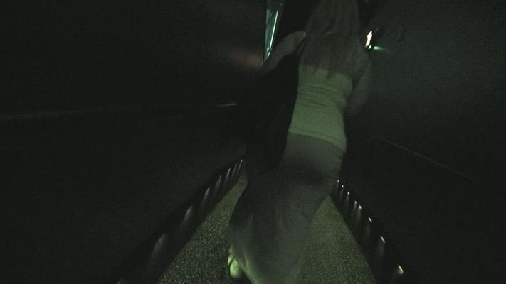 17P Amateur BBW Dee Siren flashes in a mall parking lot before masturbating